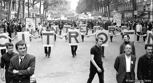 Mai 68 - Paris - Manifestation