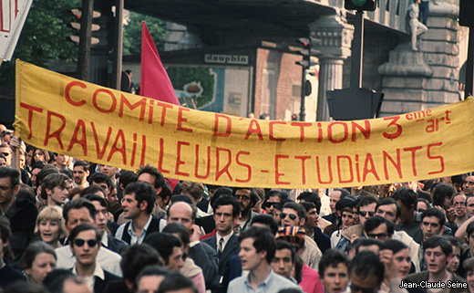 Mai 68 - Paris - photo couleur