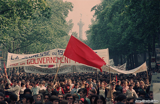 Mai 68 - Paris - photo couleur